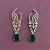 Cz Classic Earring With Mehndi Plating