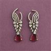 Cz Classic Earring With Mehndi Plating