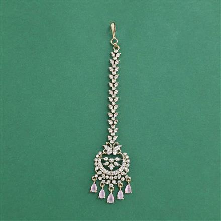 Cz Classic Tikka With Mehndi Plating