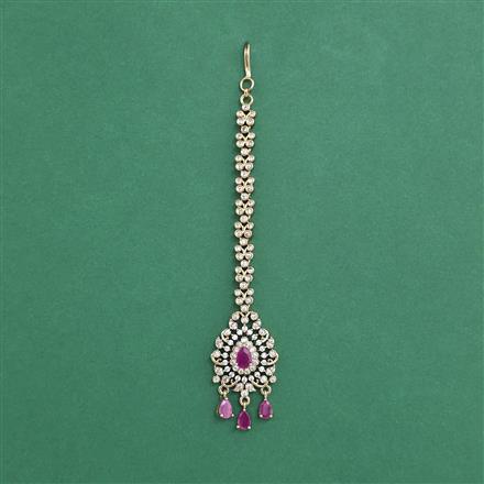 Cz Classic Tikka With Mehndi Plating