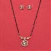 Cz Classic Mangalsutra With 2 Tone Rhodium Plating