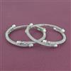 Cz Classic Bangles With Rhodium Plating