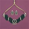 Cz Classic Necklace Set With Mehndi Plating