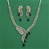 Cz Classic Necklace Set With Mehndi Plating