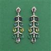 Cz Classic Earring With Mehndi Plating