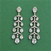 Cz Classic Earring With Mehndi Plating