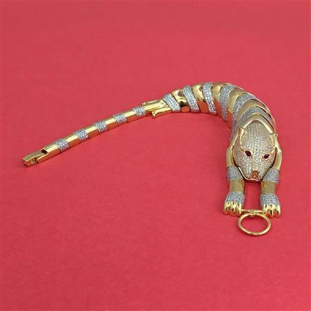 Cz Classic Bracelet With 2 Tone Plating