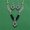 Cz Classic Necklace Set With Mehndi Plating