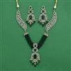 Cz Classic Necklace Set With Mehndi Plating