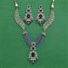 Cz Classic Necklace Set With Mehndi Plating