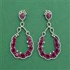 Cz Classic Earring With Mehndi Plating