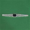 Cz Classic Bracelet With Rhodium Plating
