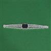 Cz Classic Bracelet With Rhodium Plating