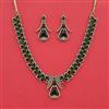 Cubic Zirconia Classic Necklace With Mehndi Plating
