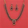 Cubic Zirconia Classic Necklace With Mehndi Plating