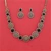 Cubic Zirconia Classic Necklace With Mehndi Plating