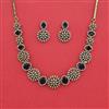 Cubic Zirconia Classic Necklace With Mehndi Plating