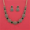 Cubic Zirconia Classic Necklace With Mehndi Plating