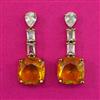American Diamond Classic Earring with Mehndi Plating