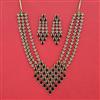 Cubic Zirconia Classic Necklace With Mehndi Plating