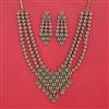 Cubic Zirconia Classic Necklace With Mehndi Plating