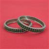 Cubic Zirconia Classic Bangles With Rhodium Plating