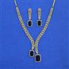 Cubic Zirconia Classic Necklace With Mehndi Plating