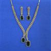 Cubic Zirconia Classic Necklace With Mehndi Plating