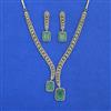 Cubic Zirconia Classic Necklace With Mehndi Plating