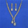 Cubic Zirconia Classic Necklace With Mehndi Plating