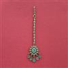 Cubic Zirconia Classic Tikka With Mehndi Plating