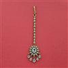 Cubic Zirconia Classic Tikka With Mehndi Plating