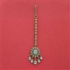 Cubic Zirconia Classic Tikka With Mehndi Plating