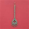 Cubic Zirconia Classic Tikka With Mehndi Plating