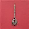 Cubic Zirconia Classic Tikka With Mehndi Plating