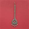 Cubic Zirconia Classic Tikka With Mehndi Plating