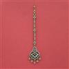 Cubic Zirconia Classic Tikka With Mehndi Plating