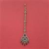 Cubic Zirconia Classic Tikka With Mehndi Plating