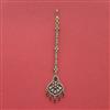 Cubic Zirconia Classic Tikka With Mehndi Plating