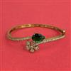 Cz Openable Bangles With Mehndi Plating