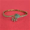 Cz Openable Bangles With Mehndi Plating