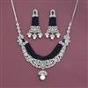 Cubic Zirconia Classic Necklace With Rhodium Plating