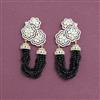 Cubic Zirconia Classic Earring With 2 Tone Plating