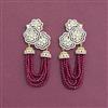 Cubic Zirconia Classic Earring With 2 Tone Plating