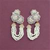 Cubic Zirconia Classic Earring With 2 Tone Plating