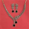 Cz Classic Necklace With Mehndi Plating