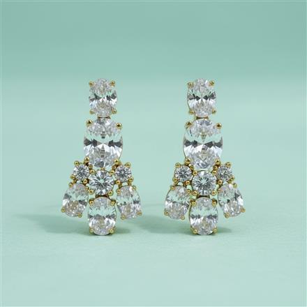 Cz Classic Necklace With Mehndi Plating