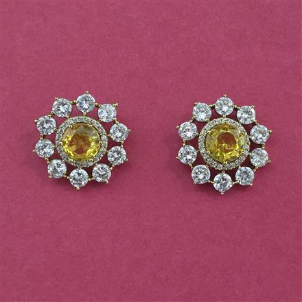 Cz Tops With Mehndi Plating