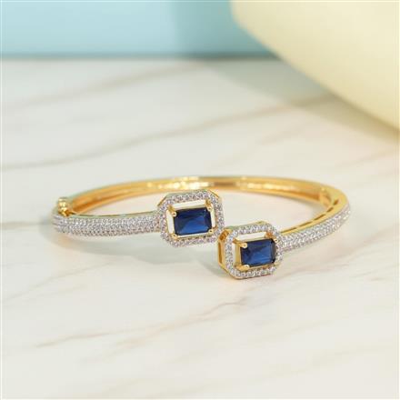 Cz Openable Kada With 2 Tone Plating