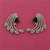 Cz Classic Earring With Mehndi Plating